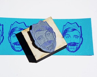 Custom Portrait Rubber Stamp. Stamplifier- personalized gift. Face stamp. Funny father's day gift present for boss or teacher appreciation