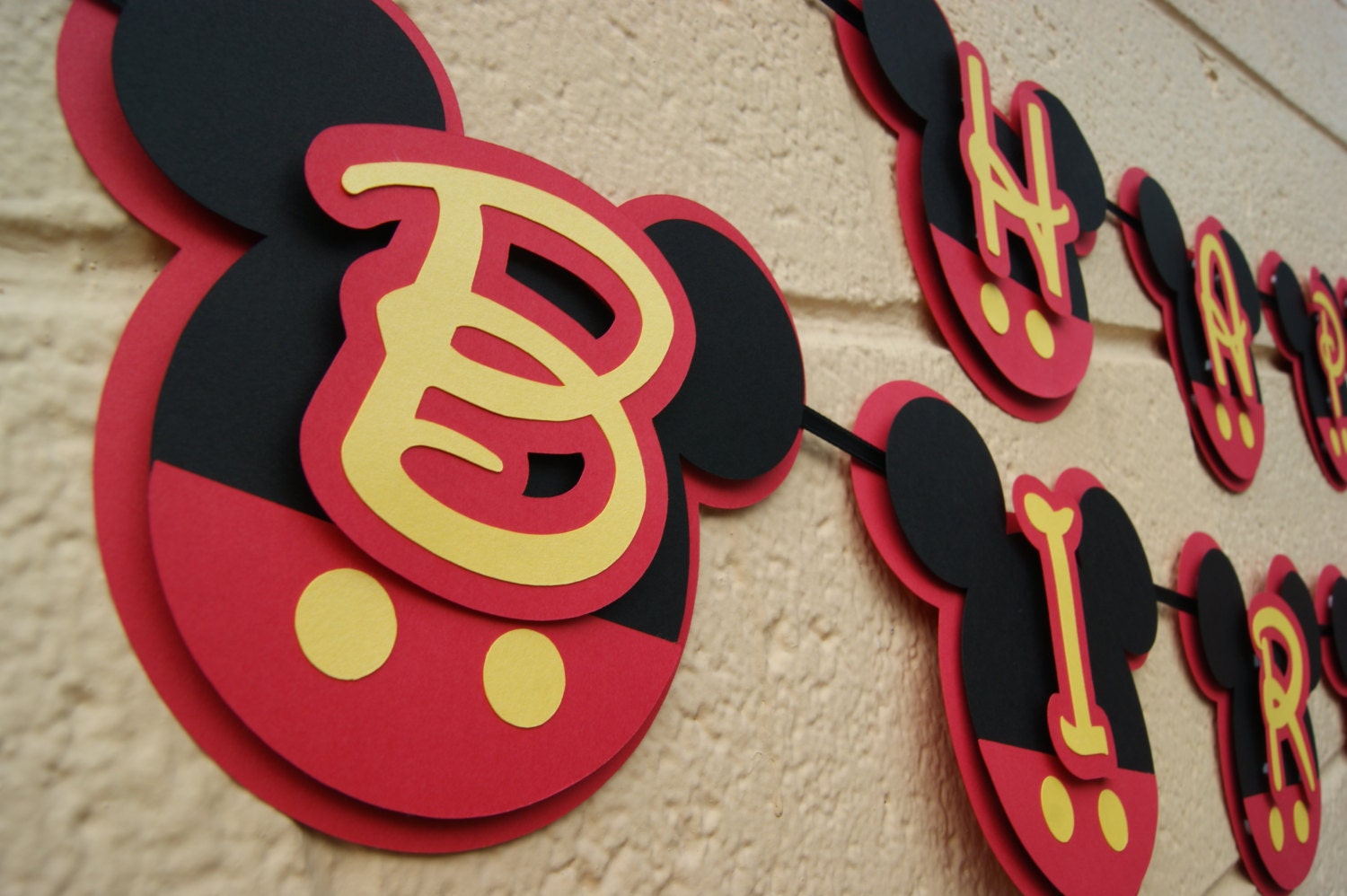 Mickey Mouse Birthday Banner