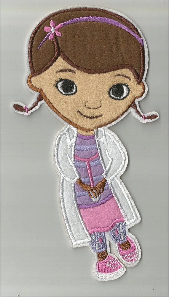 Items similar to Doc McStuffins Iron on Sew on Patch-Iron on Sew on ...