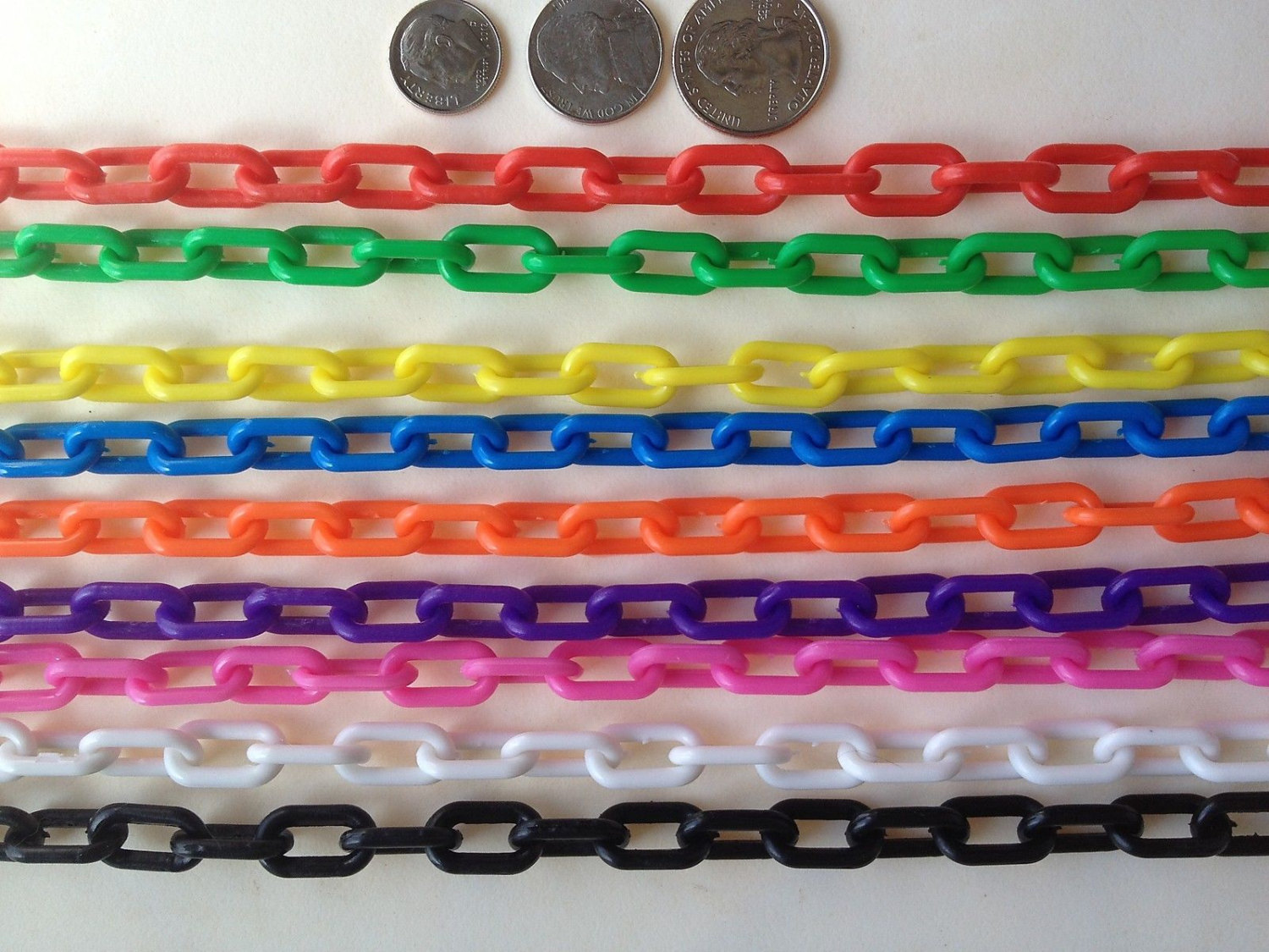 Plastic Chain 3mm 27 ft Variety Pack