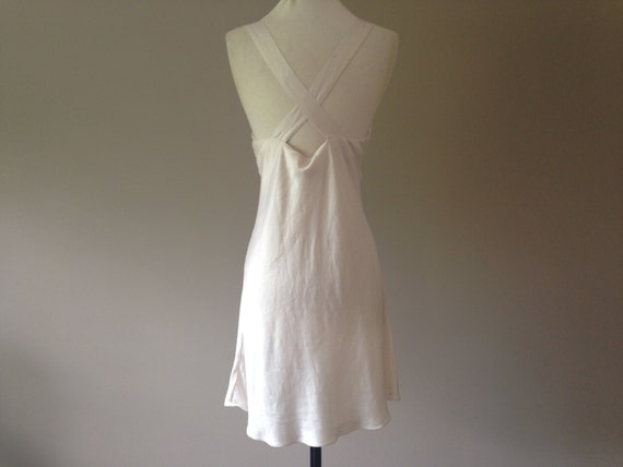 silk nightgown lingerie short vintage nightie large by LustNLux