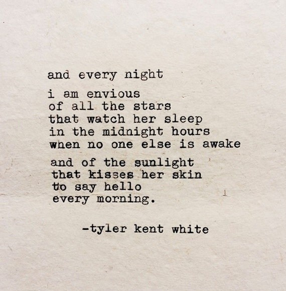 Items similar to Indian Summers #5 Typewriter Poem by Tyler Kent White ...