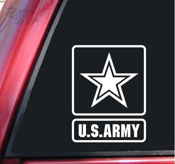 US Army Logo DIE-CUT Sticker Decal 5 sized by KMOutfitters on Etsy