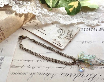 Pretty delicate "Faerie wing bracelet"