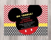 Mickey Mouse Oh Toodles Invitations 10