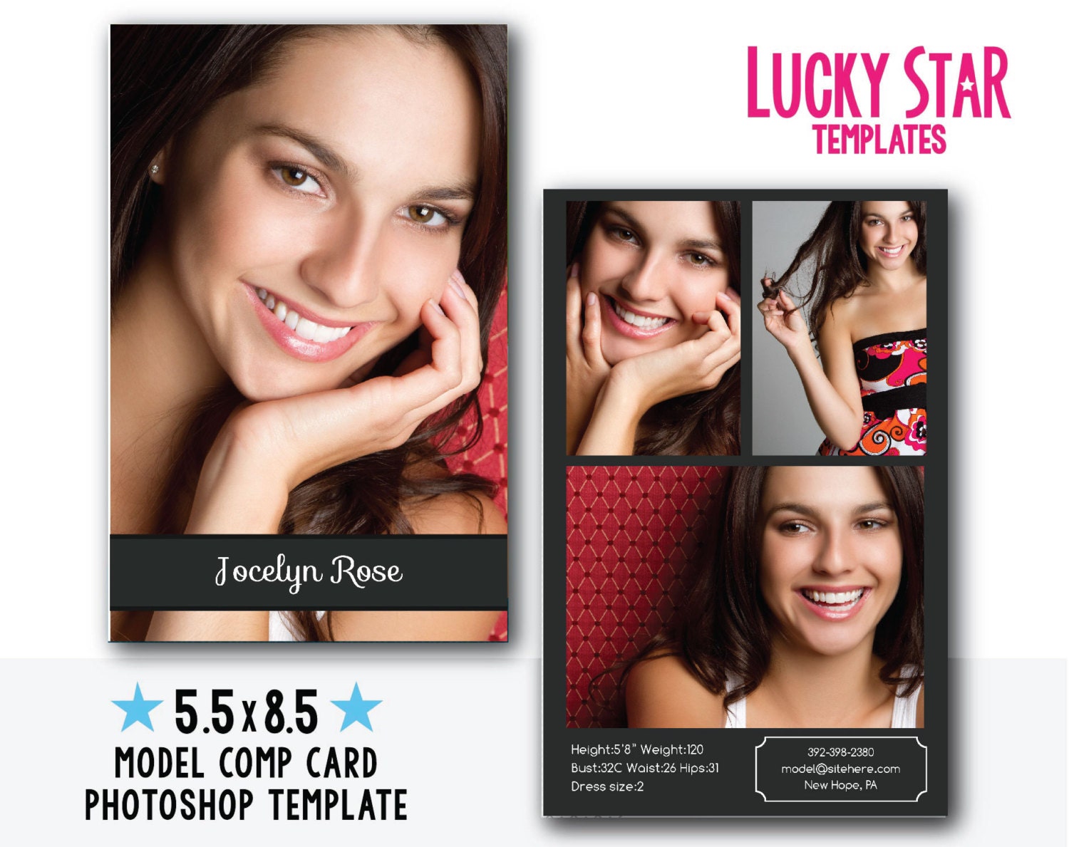 Free Comp Card Template For Mac Within Free Model Comp Card Template