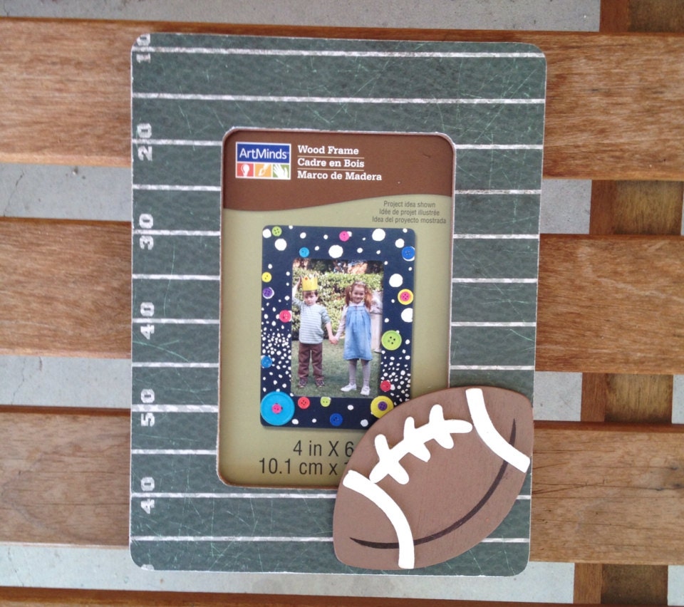 Football Picture Frame by LoveBBoutique on Etsy