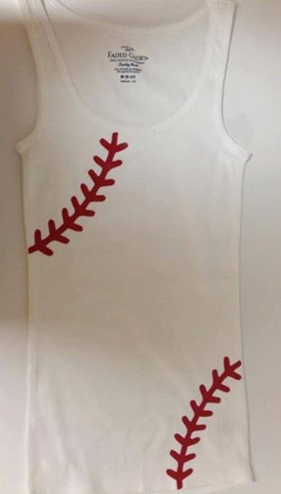 Items similar to Baseball Tank Top on Etsy