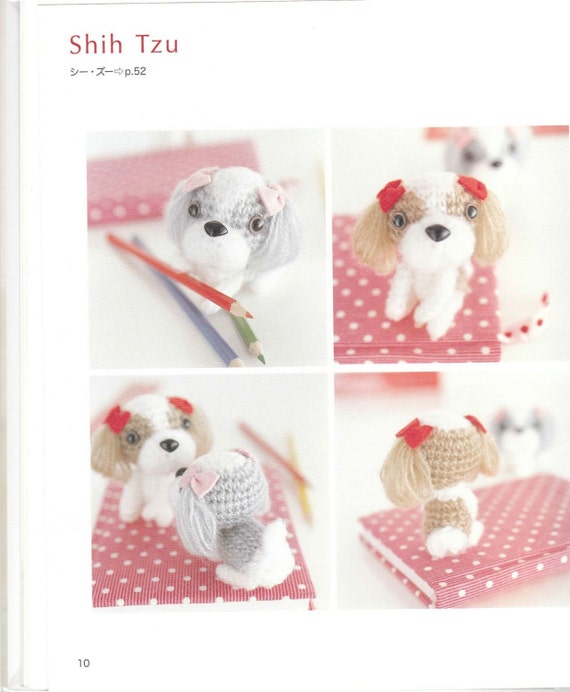 Amigurumi pattern amigurumi dog crochet toy by LibraryPatterns