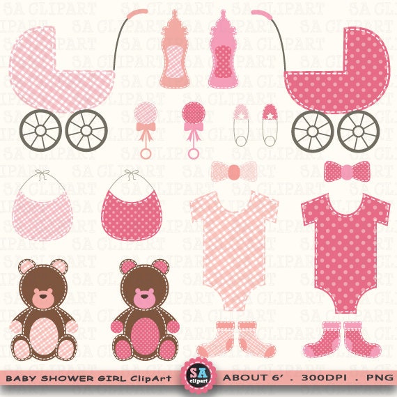 vintage baby shower clip art - photo #28