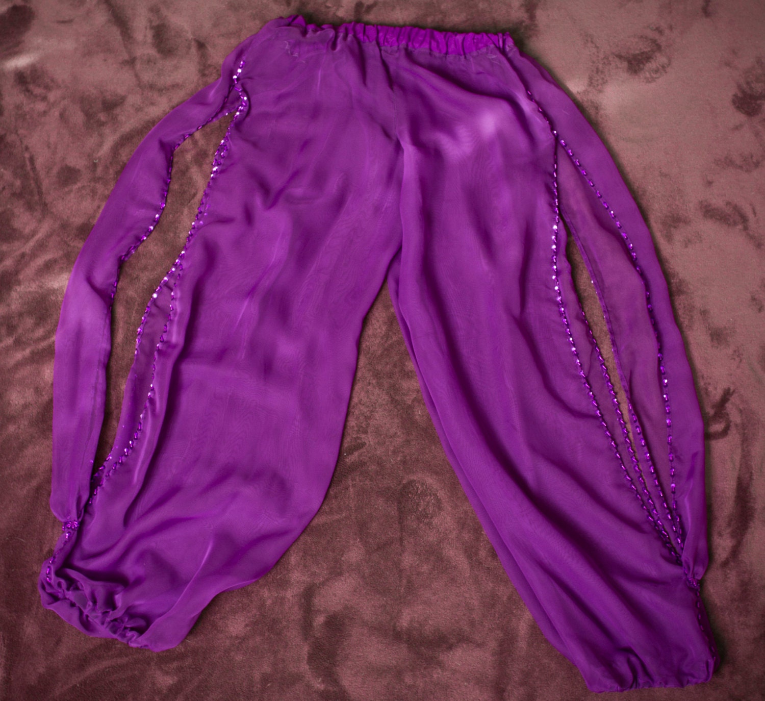 purple genie pants