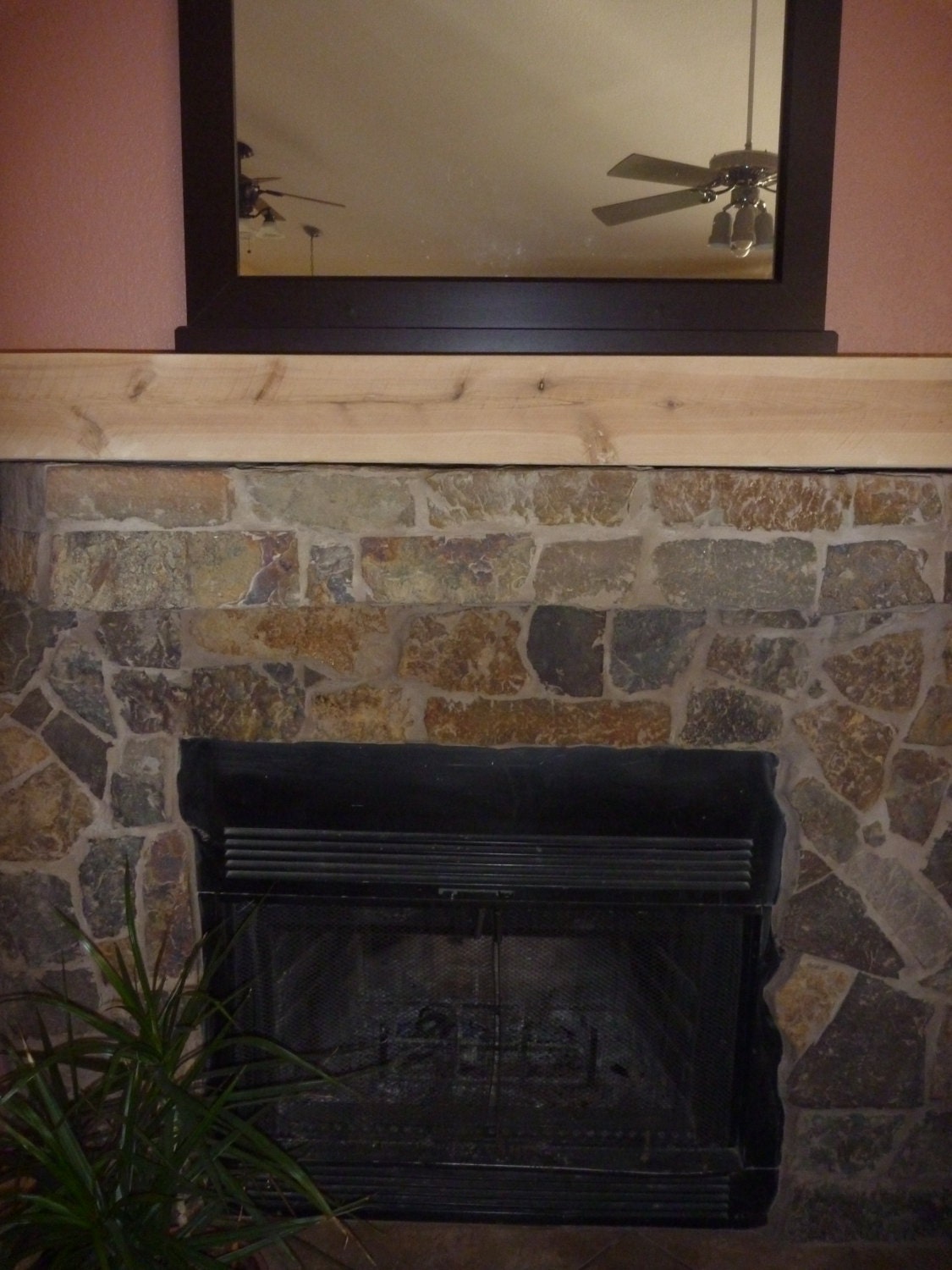 Fireplace MantelFloating Mantel .Ready for stains.60