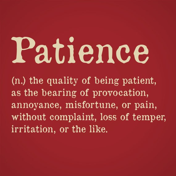 items-similar-to-patience-dictionary-definition-wall-art-on-etsy