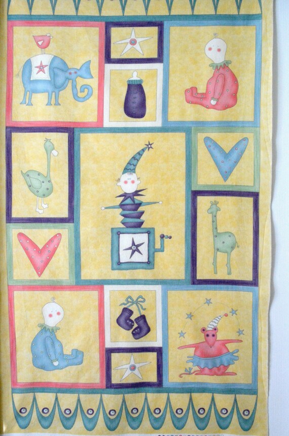 Baby Quilt fabric and pattern Moda Baby by NancysNeedfulThings
