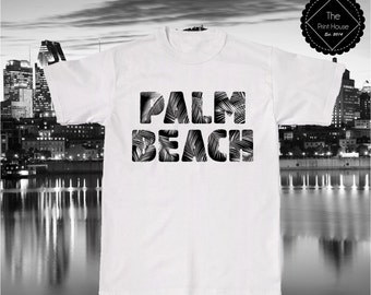 Palm Beach T Shirt Tee Top Hipster Urban Summer Shop Man Fashion Hype ...