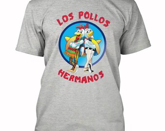 Los Pollos Hermanos T-shirt Chicken Brothers Heisenberg Breaking Bad fan funny Tee Shirts S-3XL
