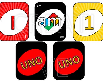 printable uno card cards traditional colors highchair