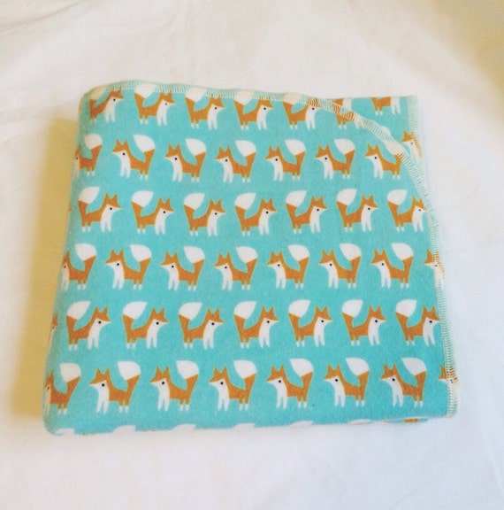 Organic Cotton Flannel Receiving Blanket in by FlamingoBaby