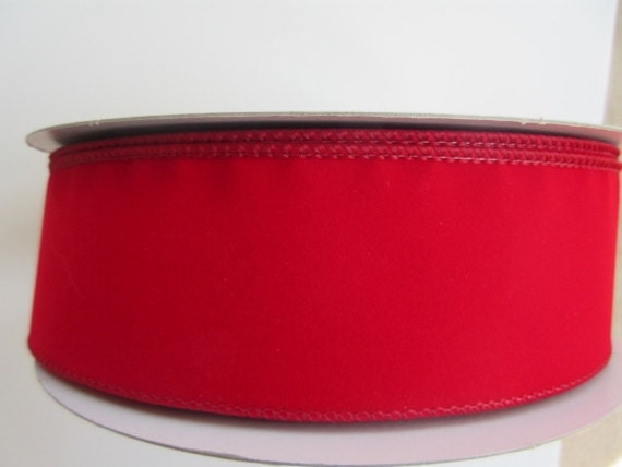 red velvet ribbon wired 1 1 2 inch wide christmas ribbon red velvet ribbon wired 1 1 2 inch wide christmas ribbon