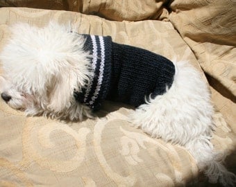 Navy Blue Dog Sweater | DOG Clothes | Pet Clothing | BubaDog Sweaters