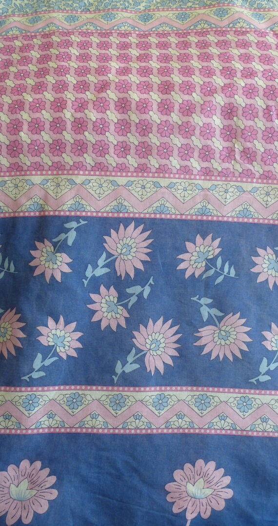 Cotton Border Print Fabric by the Yard