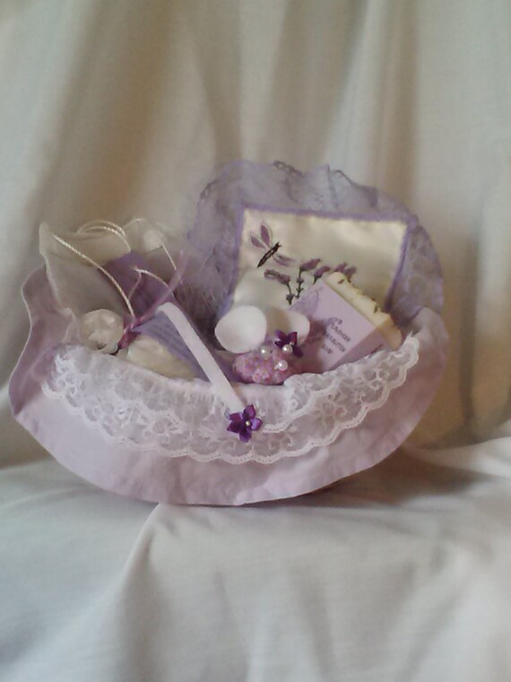 Lavender Gift Basket by Zunimountainlavender on Etsy
