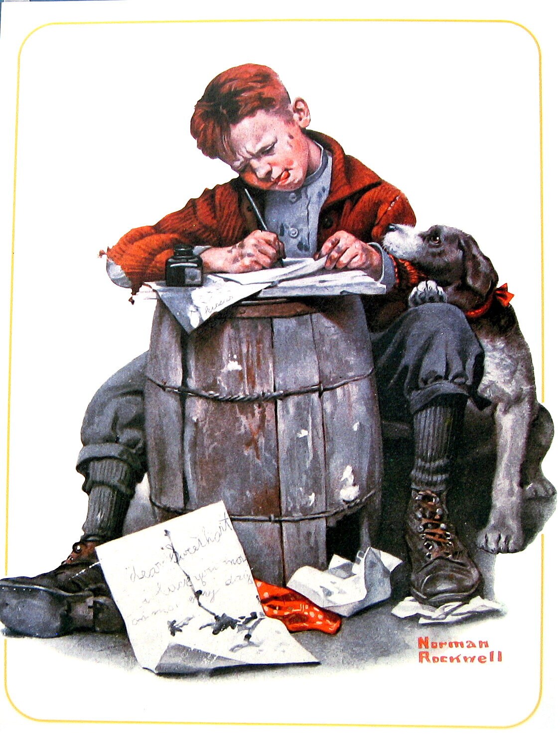 Norman rockwell primary sources picture