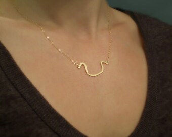Crescent City Necklace, Mississippi River at New Orleans, New Orleans Necklace, NOLA Jewelry