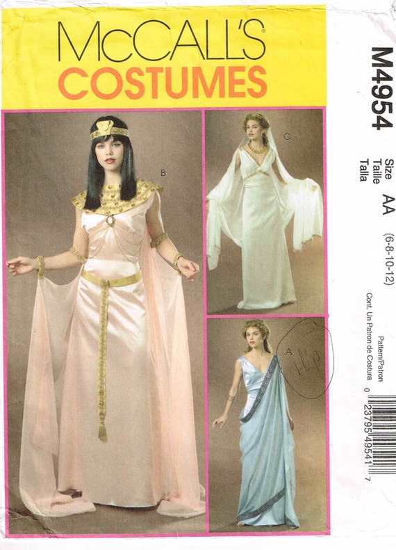 Egyptian Cleopatra Gown Greek Goddess Dress by PeoplePackages