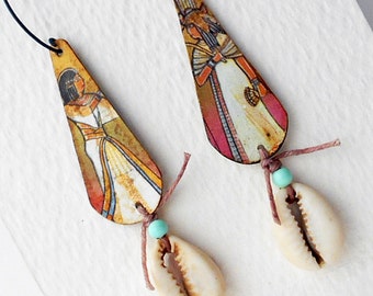 Beachin Mixed Media Earrings No. 4