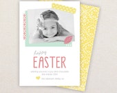 INSTANT DOWNLOAD: Easter Card Template - Scrapbook Colorful Il_170x135