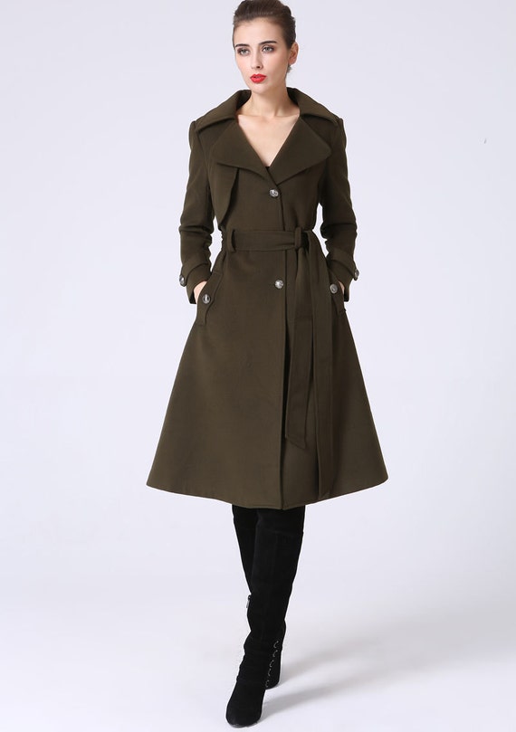 Women’S Military Trench Coat | Han Coats