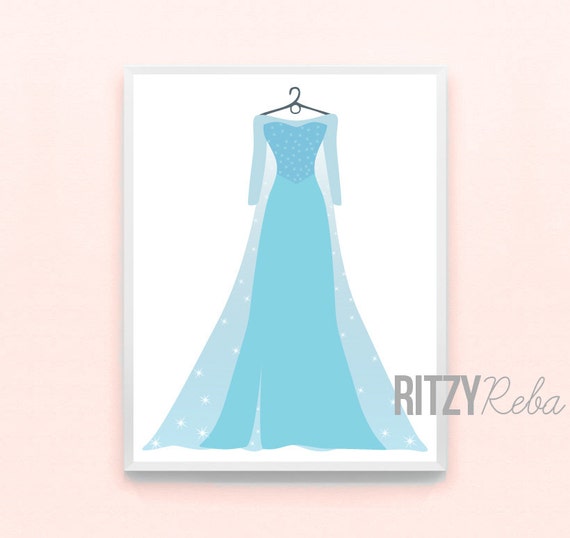 elsa dress clipart - photo #27