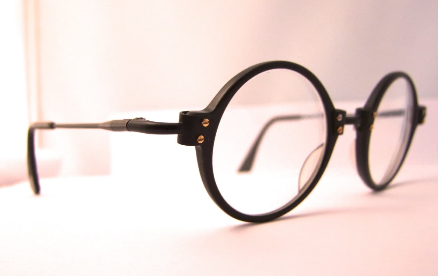 Designer Black Eyeglasses Round LENS Frames / Le Club