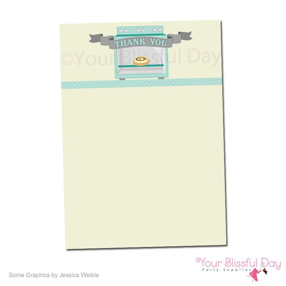 PRINTABLE Bun in the Oven Baby Shower Thank You Cards Il_570xn