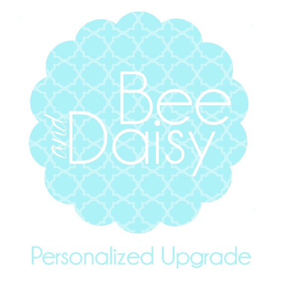 Personalized Decor Pack Upgrade for any Bee and Daisy Printable Decorations Il_570xn