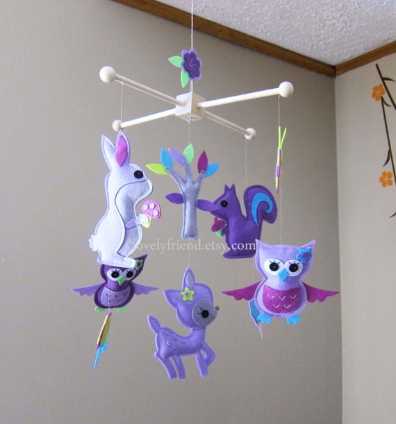Items similar to Baby Crib Mobile Baby Mobile Wood Hanger Nursery