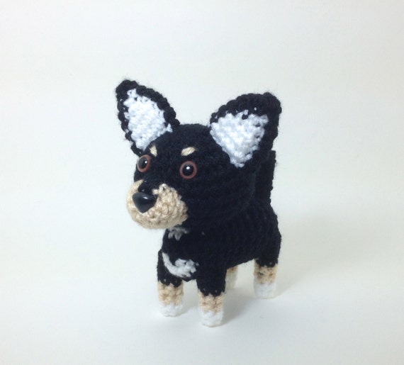 Chihuahua Amigurumi Dog Handmade Crochet Dog Stuffed Animal