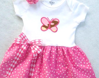 Items similar to 2014 CLEAROUT SALE Baby girl dress,onesie, ruffle ...