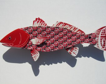 Bottle Cap Wall Art red fish art coke bottle cap wall art red drum fish Bottle Cap Wall Art red fish art coke bottle cap wall art red drum fish