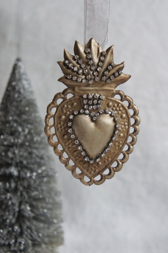 ex voto sacred heart ornament christmas ornament ex voto ex voto sacred heart ornament christmas ornament ex voto