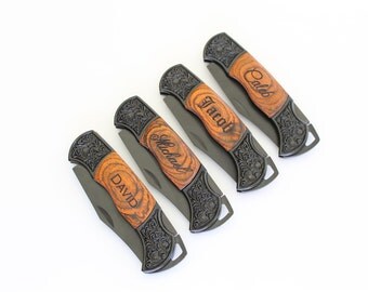 11 - Groomsmen Gift, Will You be my Groomsman, Pocket Knife, Hunting Knife, Groomsman Gift, Engraved Pocket Knife, Usher Gifts, Knife