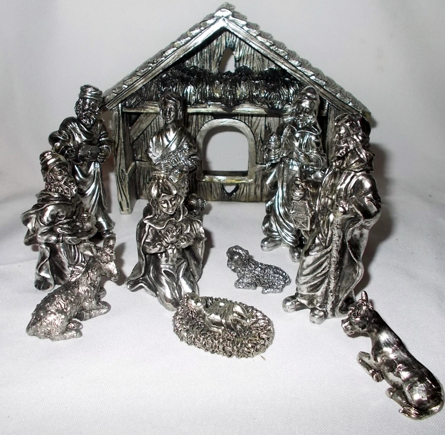silver plate nativity set vintage international silver 11 silver plate nativity set vintage international silver 11