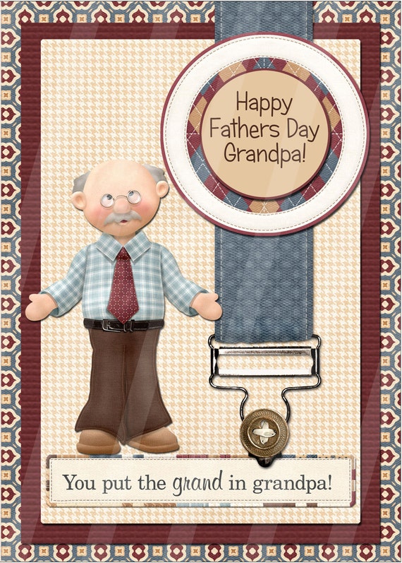 Printable Fathers Day Cards For Grandpa