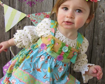 ... Matilda Jane Wonderful Parade Butterfly Lulu Funnel Cake Knot Dress