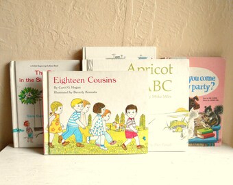 1960s Children's Book Collection Easy Readers Beginning to Read