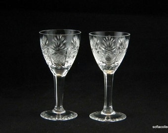 Champagne Glasses / Cocktail Glasses Needle by soflacollectors86