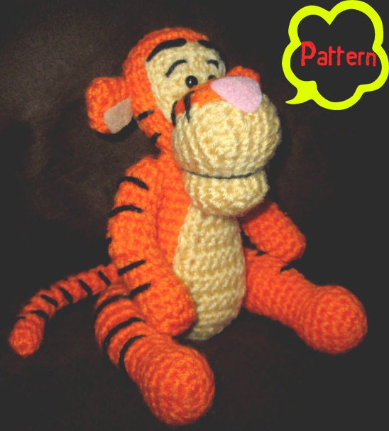 PATTERN: Crochet Winnie the Pooh Tigger Amigurumi