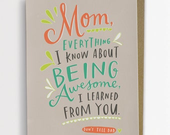 Items similar to INSTANT DOWNLOAD funny Mother's Day or Mom Birthday ...