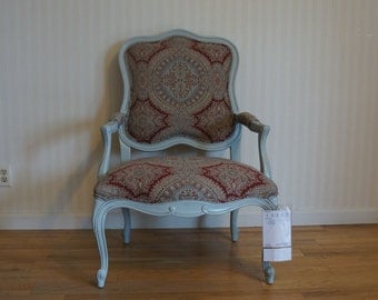 French Accent Chair / Bergere Chair / French Carved Chair / Chantel Chair by Ethan Allen